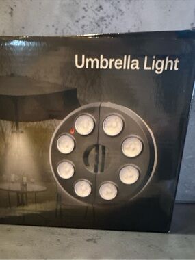 Amazon Black Umbrella Light LED Ring Lantern